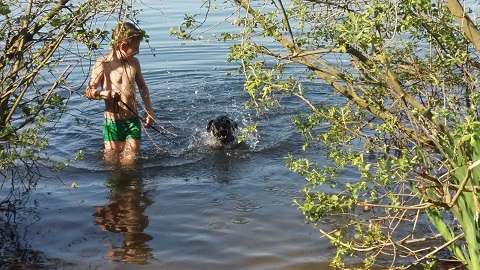 whyski eerste zwemles